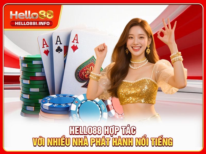HELLO88 hợp tác với nhiều nhà phát hành nổi tiếng